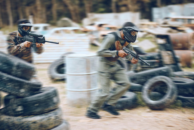 Campo de airsoft en Ávila